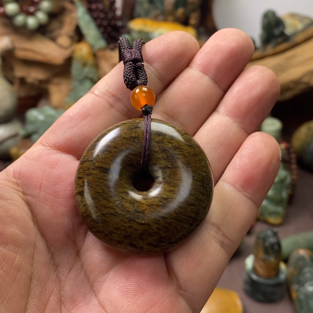 岫岩河磨玉（透闪石质玉）未镶嵌颈饰