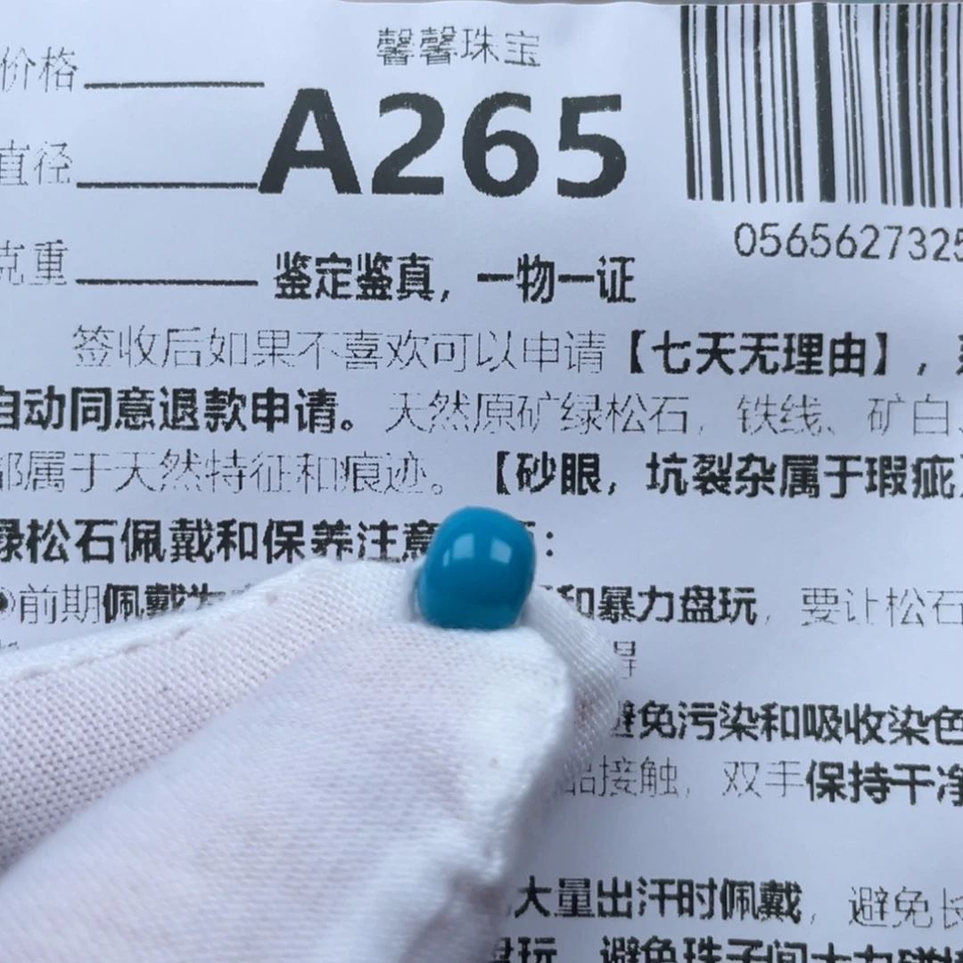 绿松石未镶嵌颈饰