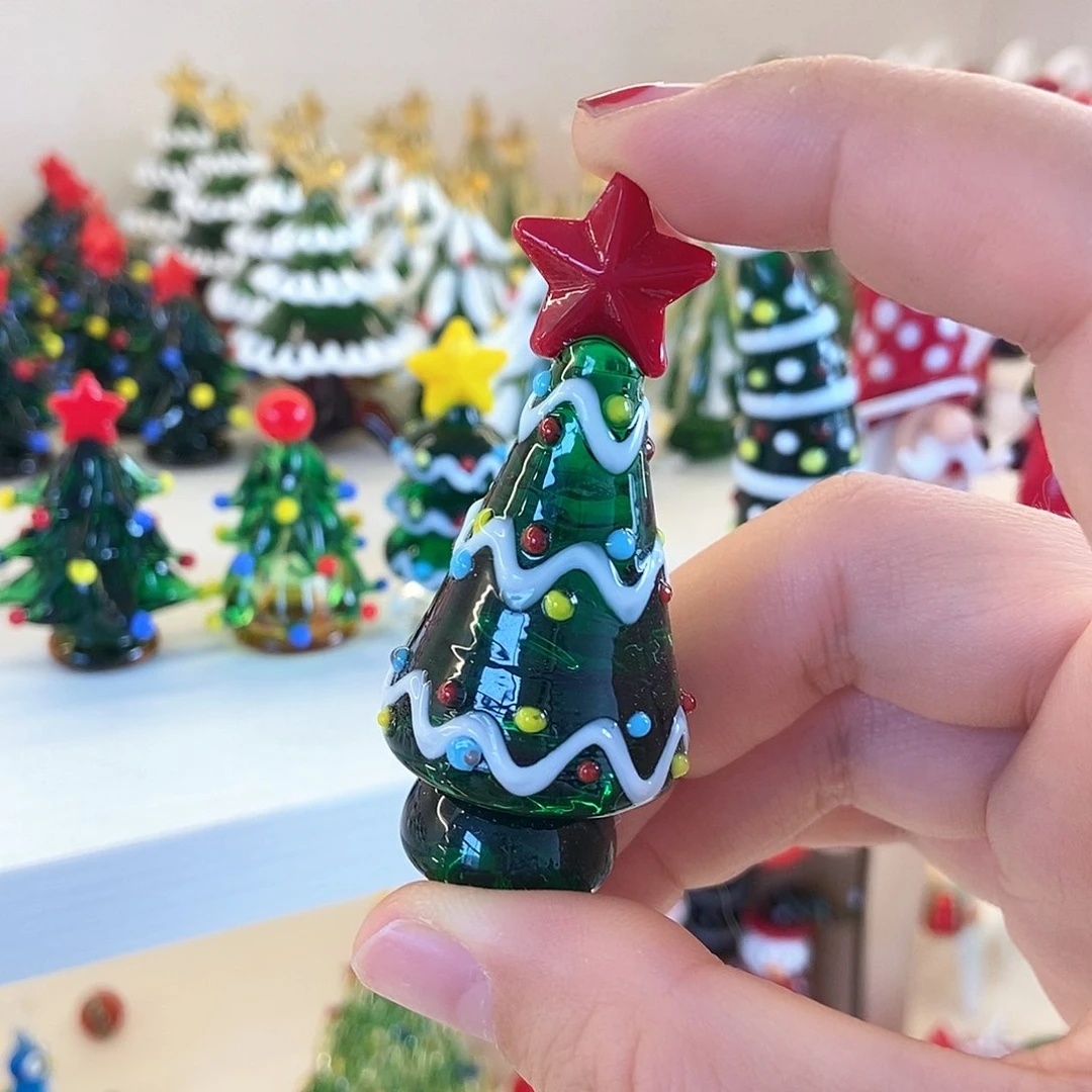 琉璃手工艺品圣诞树