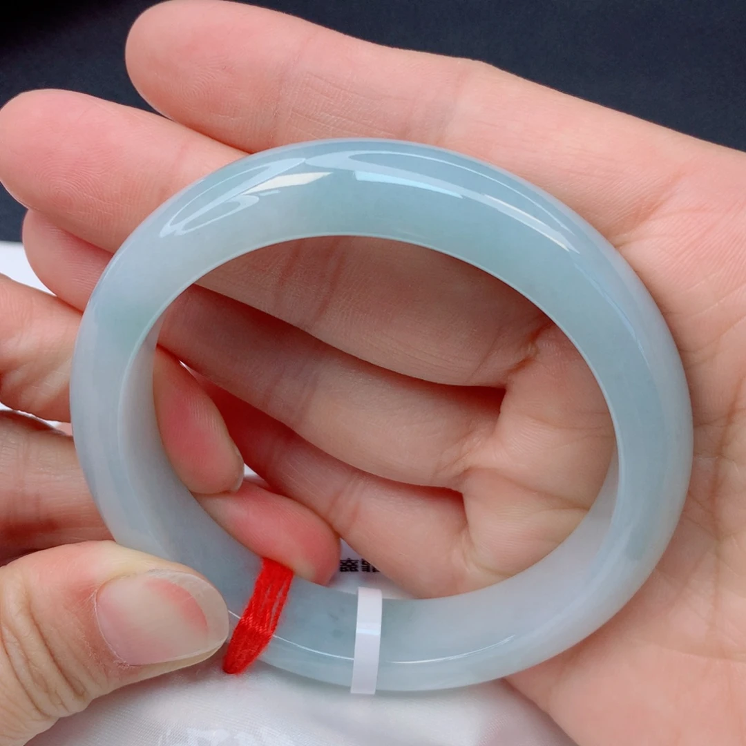 翡翠未镶嵌手镯56圈