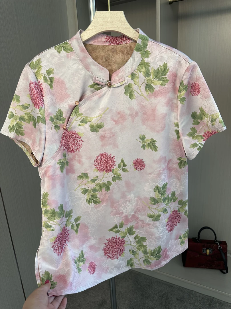 3506款【粉黛佳人】时尚洋气小衫-1