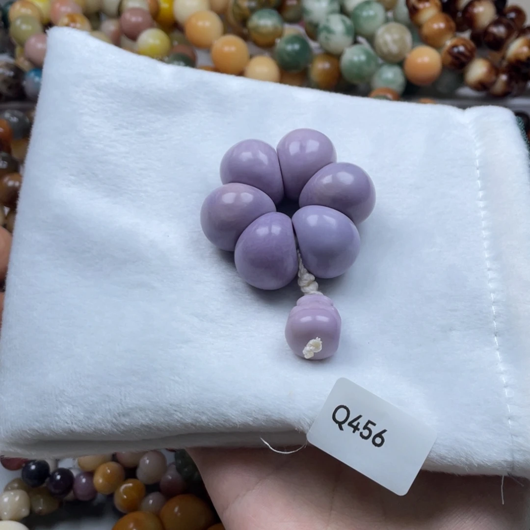 ****啦吊坠白玉菩提Q456蒜瓣手捻22mm一串通货