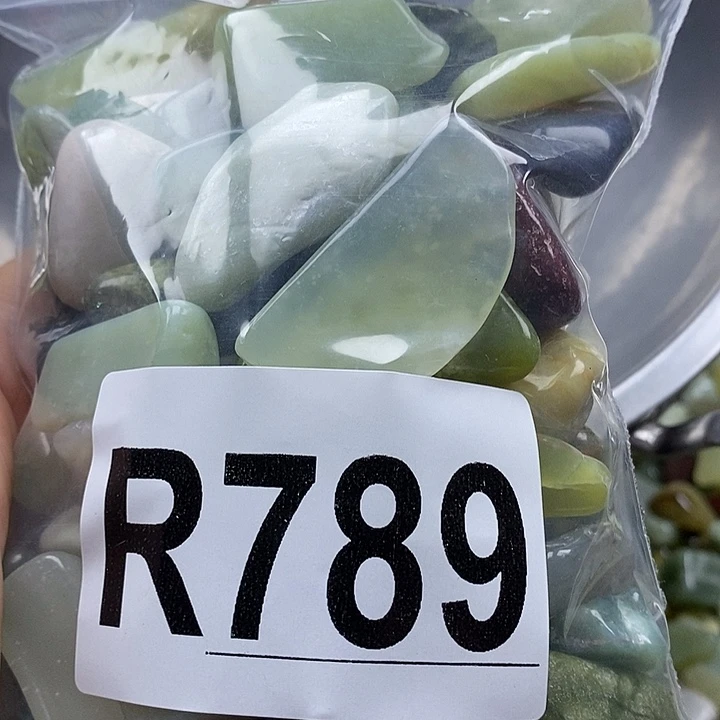 蛇纹石玉未镶嵌鱼缸石