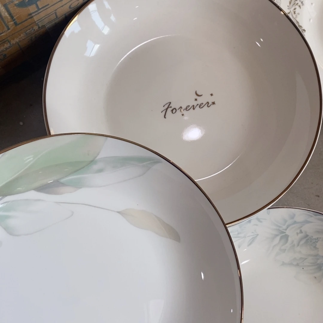 陶10个盘子不退不换