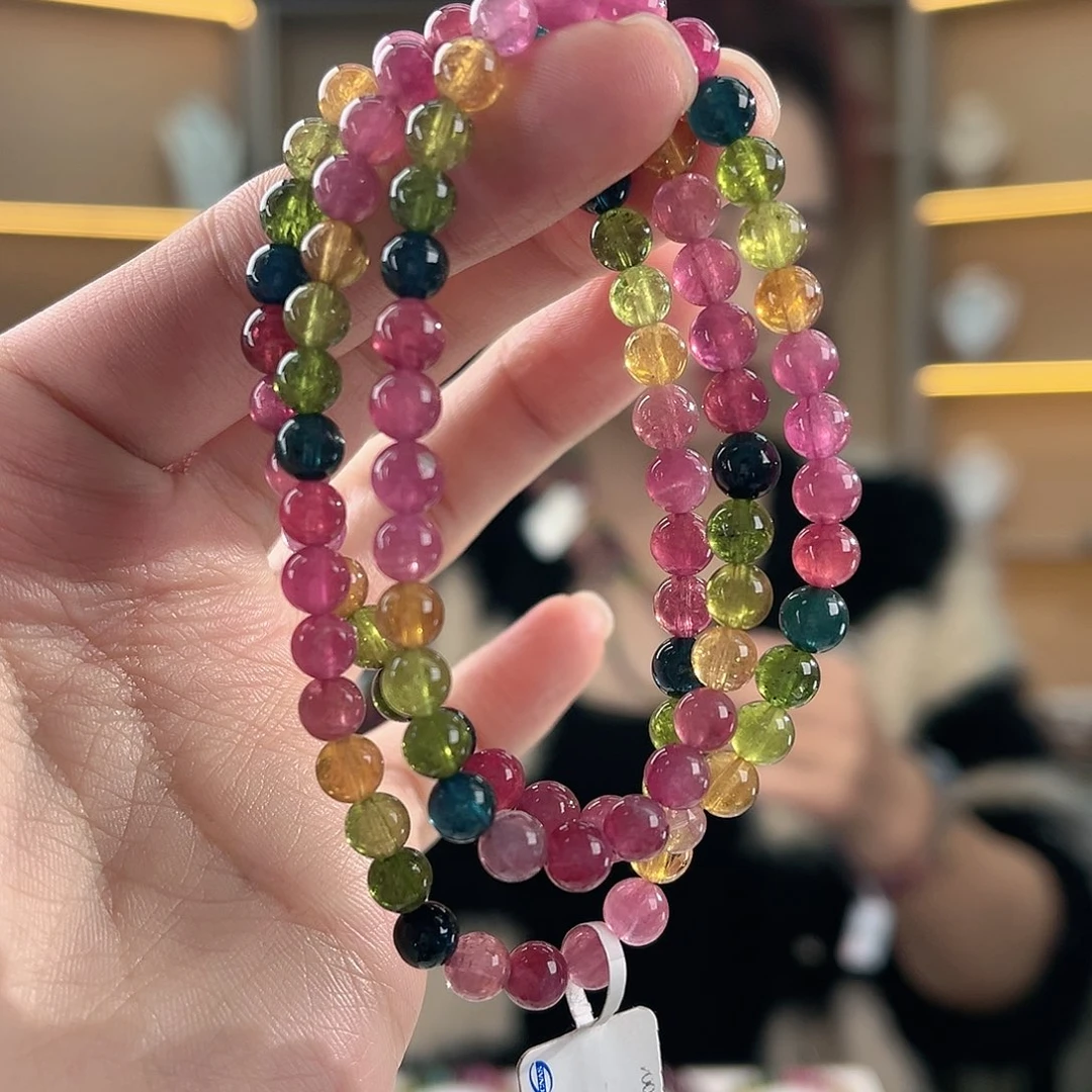 碧玺碧玺（多样性发一件）5mm未镶嵌