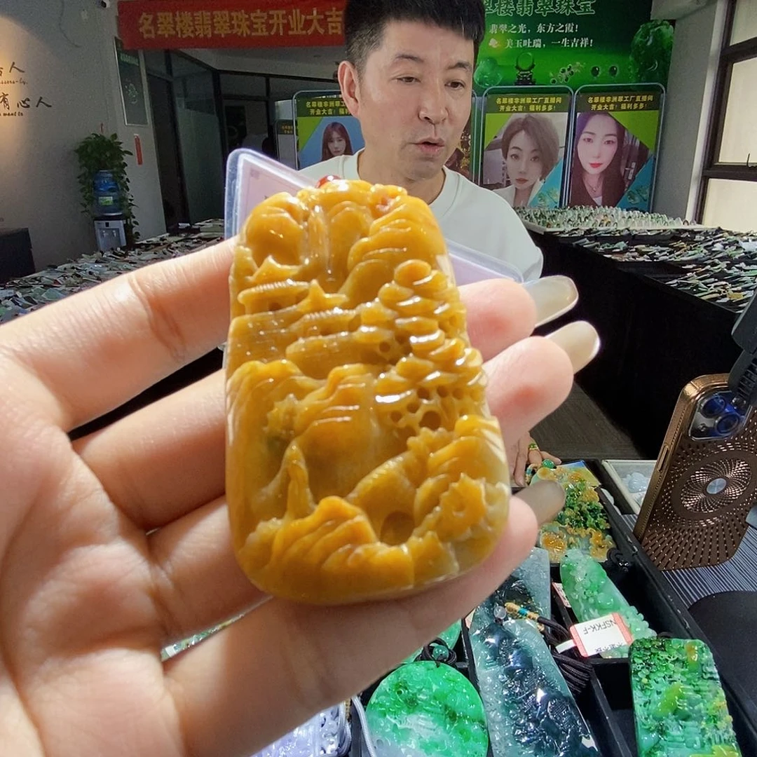 颈饰未镶嵌翡翠翡翠