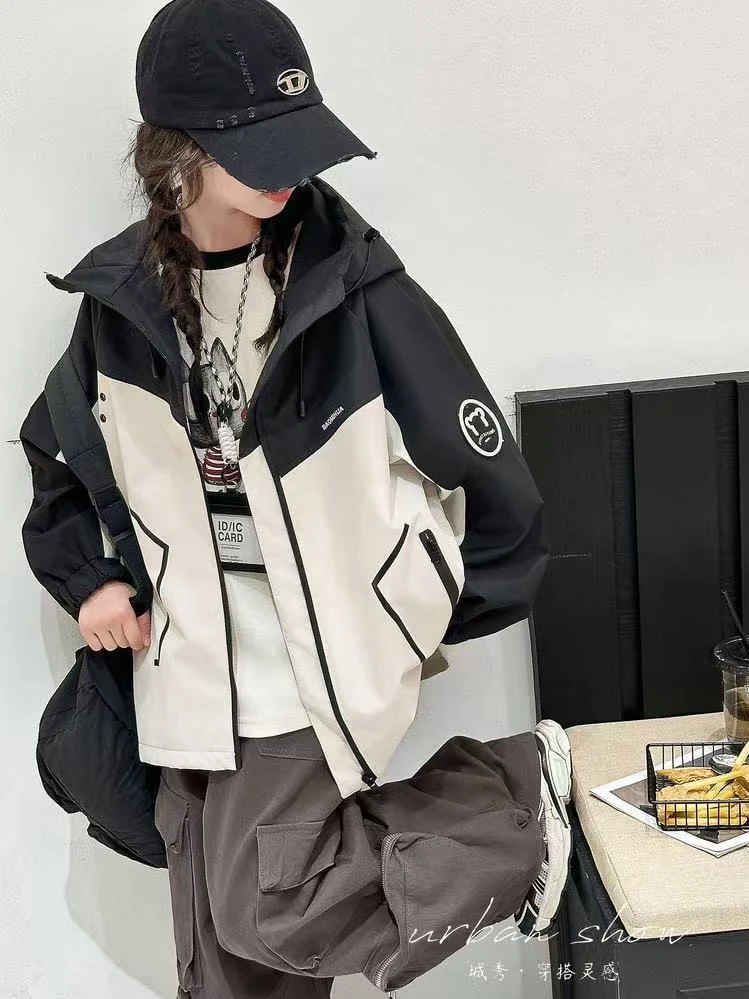 6006～高品质中性款秋季休闲连帽外套