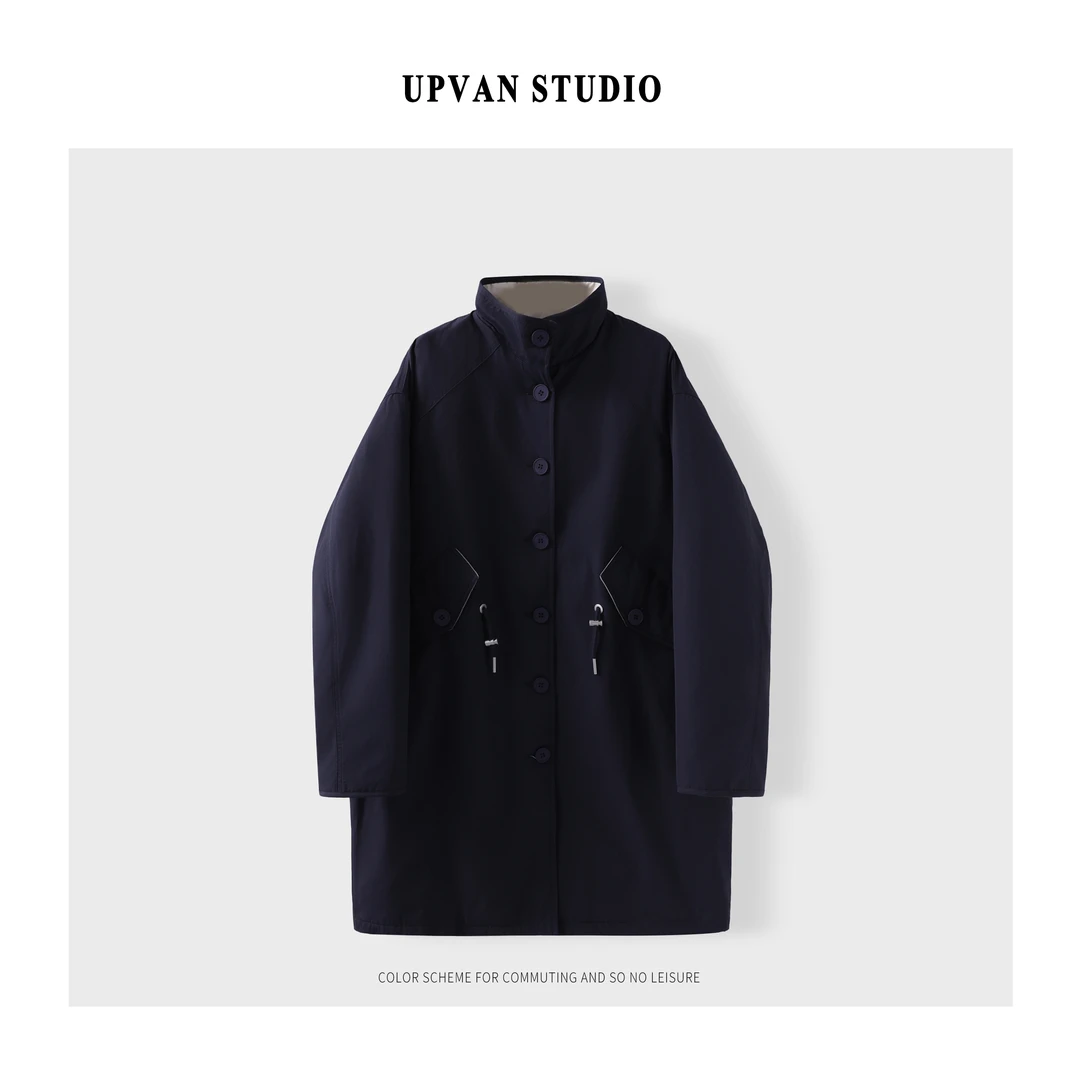 UPVAN 长款休闲羽绒外套