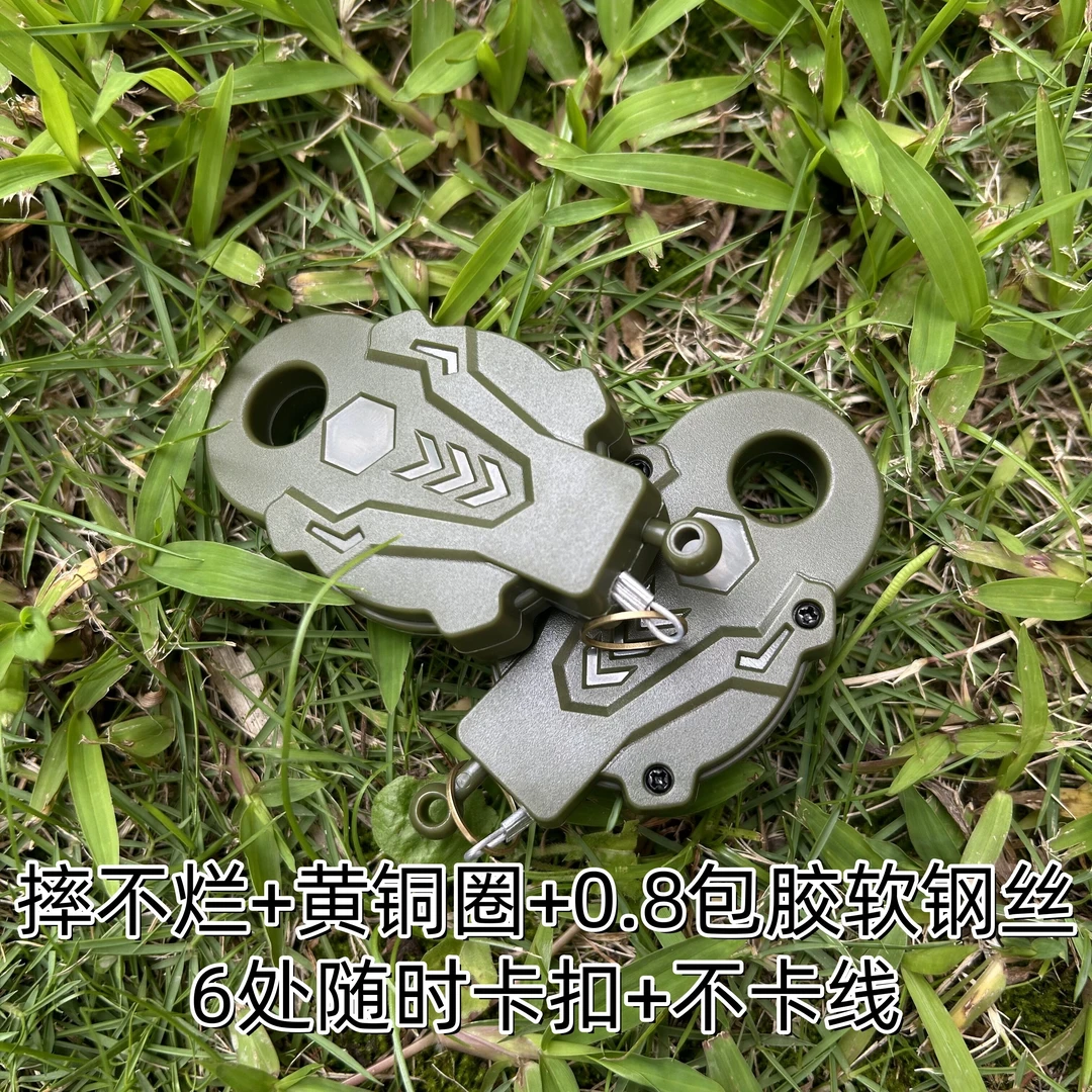 85cm加长软钢丝防盗钥匙挂扣背包挂扣钢丝绳伸缩扣登山防丢防盗绳