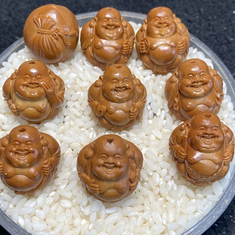 2.2铁核纯手雕弥勒,开脸喜庆,好工配好料