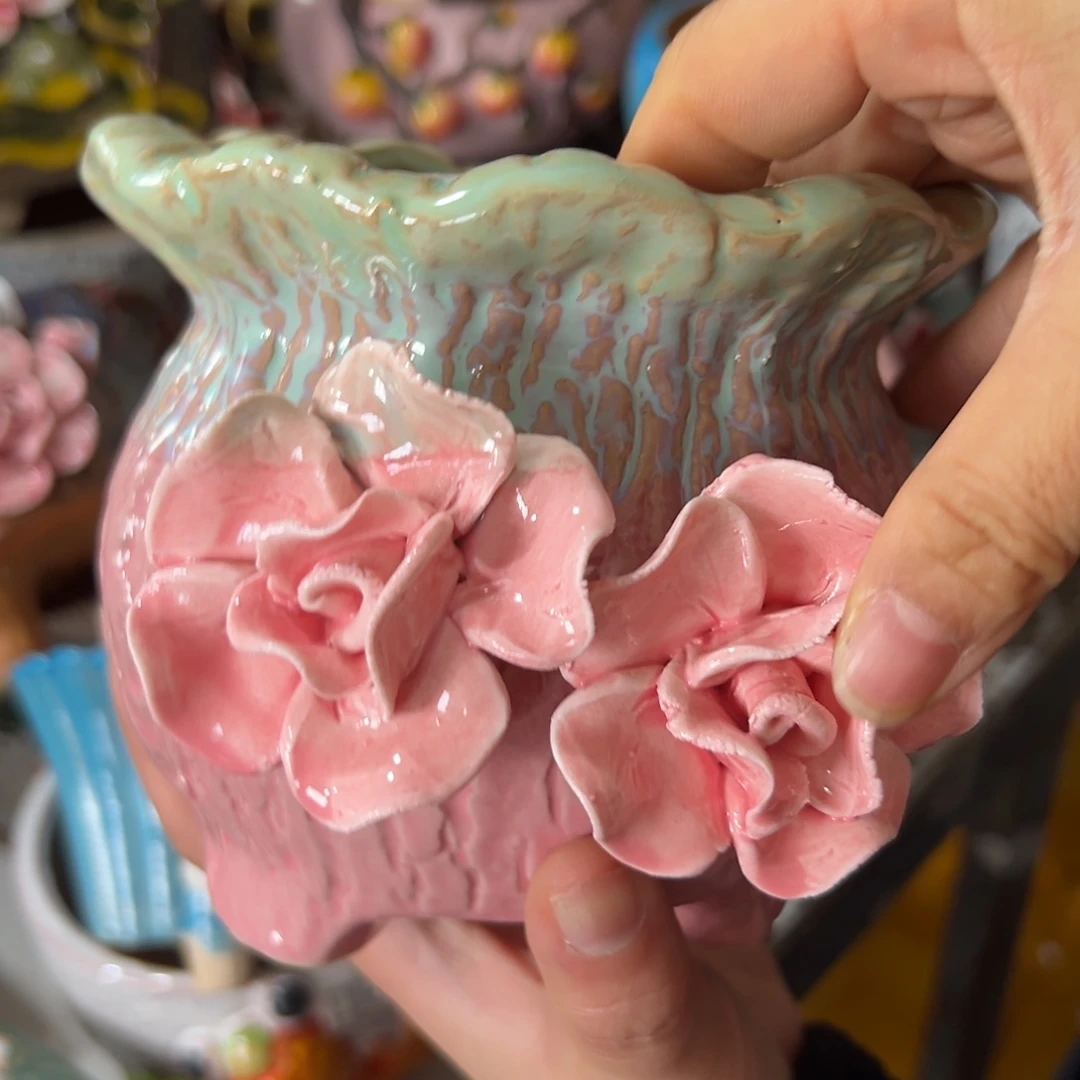 满20米秒退拉黑花盆