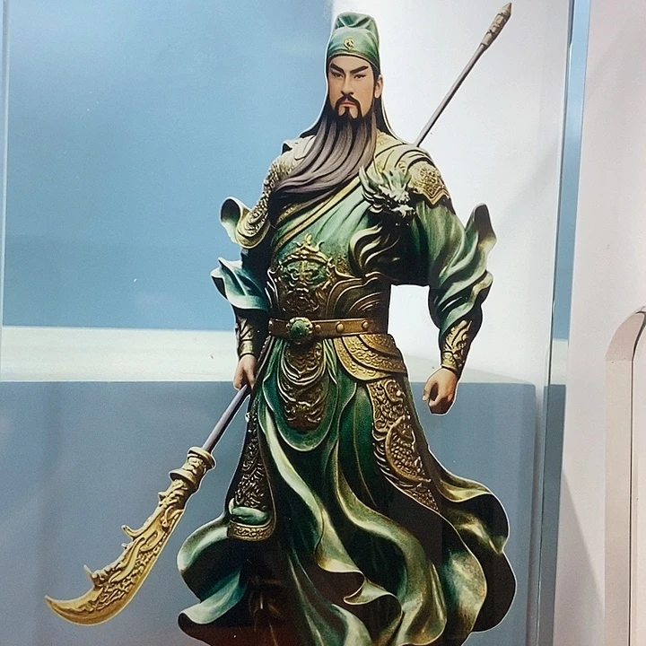 石材二爷摆件真美