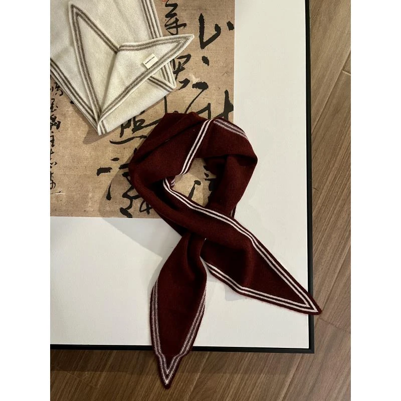 GONG QUE 新中式秋冬款百搭山羊绒围巾 242348