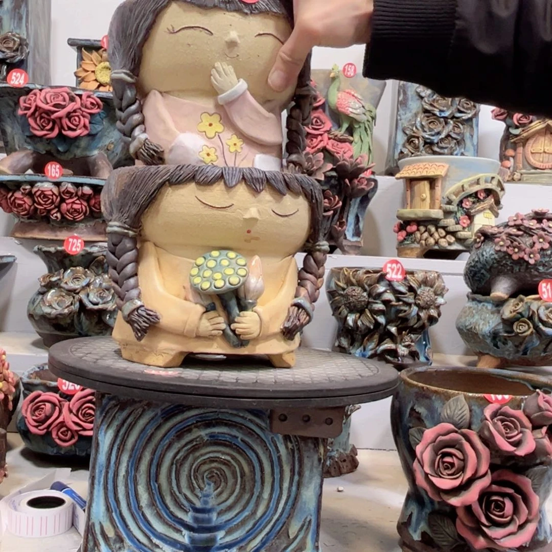 陶瓷阳**光福利197 号陶然花盆