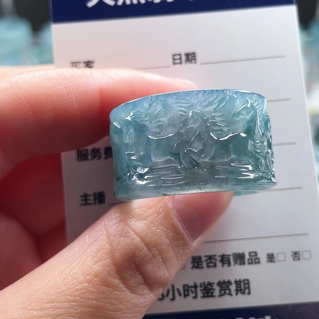 未镶嵌戒指翡翠情***#翡翠