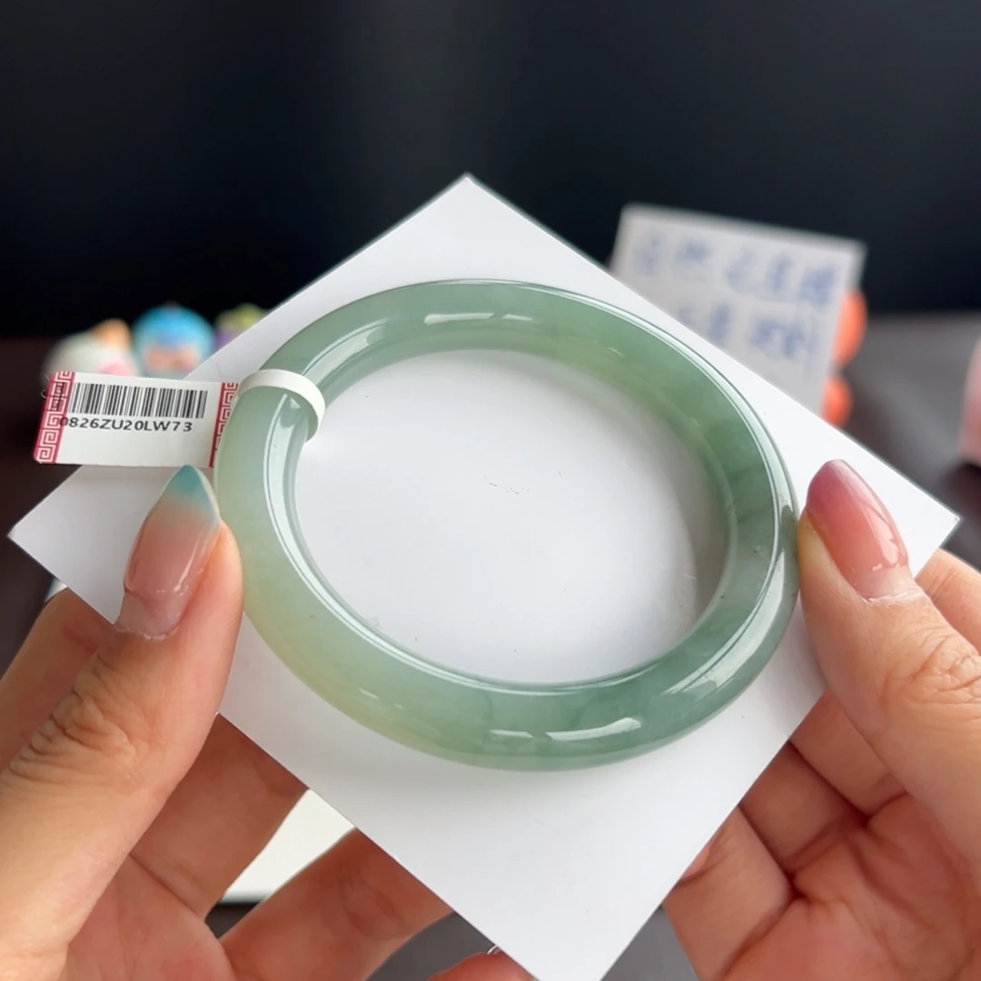 翡翠未镶嵌手镯11号 54.8