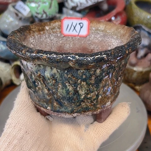 粗陶花盆手工花盆制作