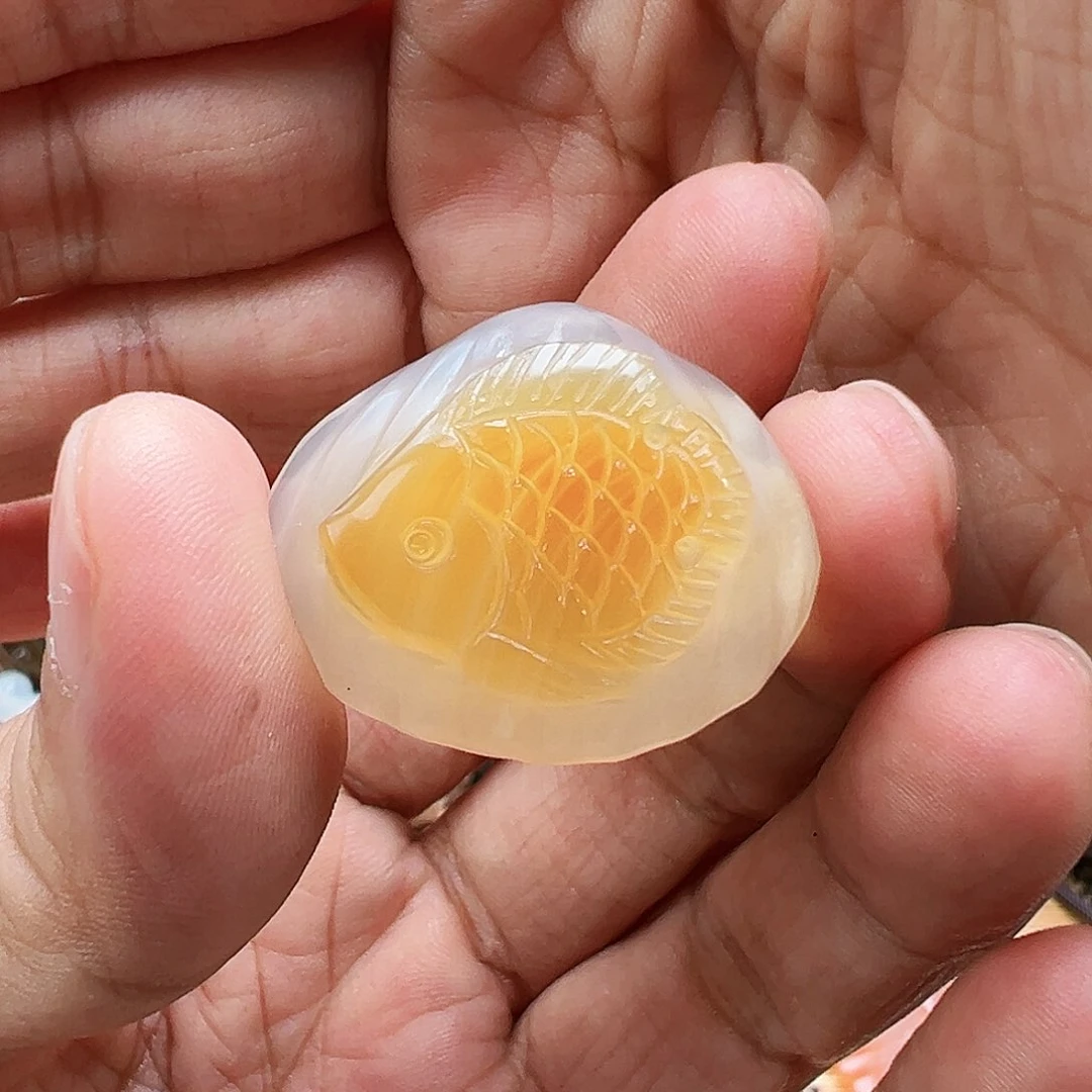 未镶嵌玛瑙/玉髓珠宝半成品