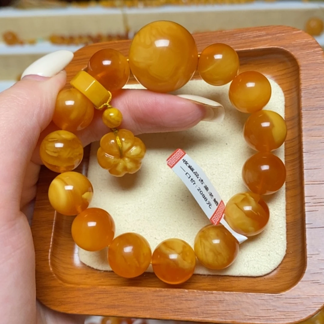 【闪购商品】未镶嵌蜜蜡手链手串