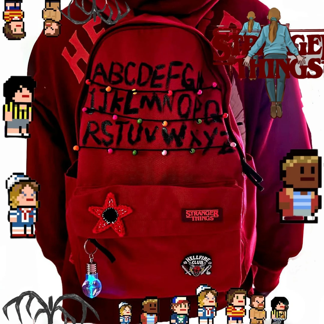 怪奇物语书包 怪奇物语周边 怪奇物语礼物 Stranger Things