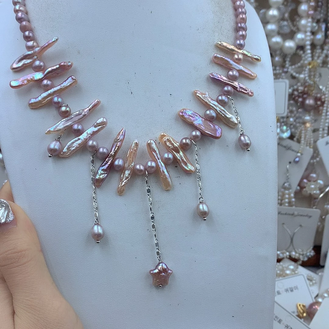 栀***知耳饰银S925镶嵌淡水珍珠