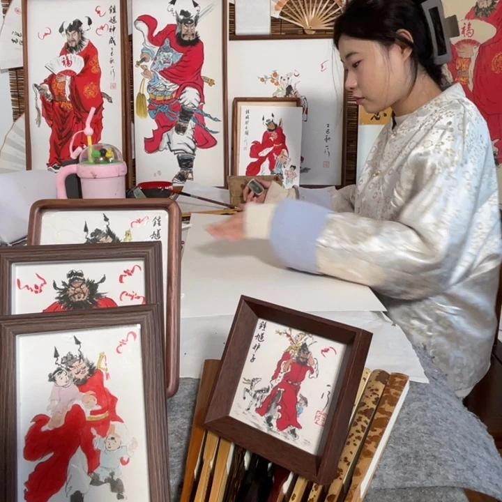 好***运国画李老师李老师李老师