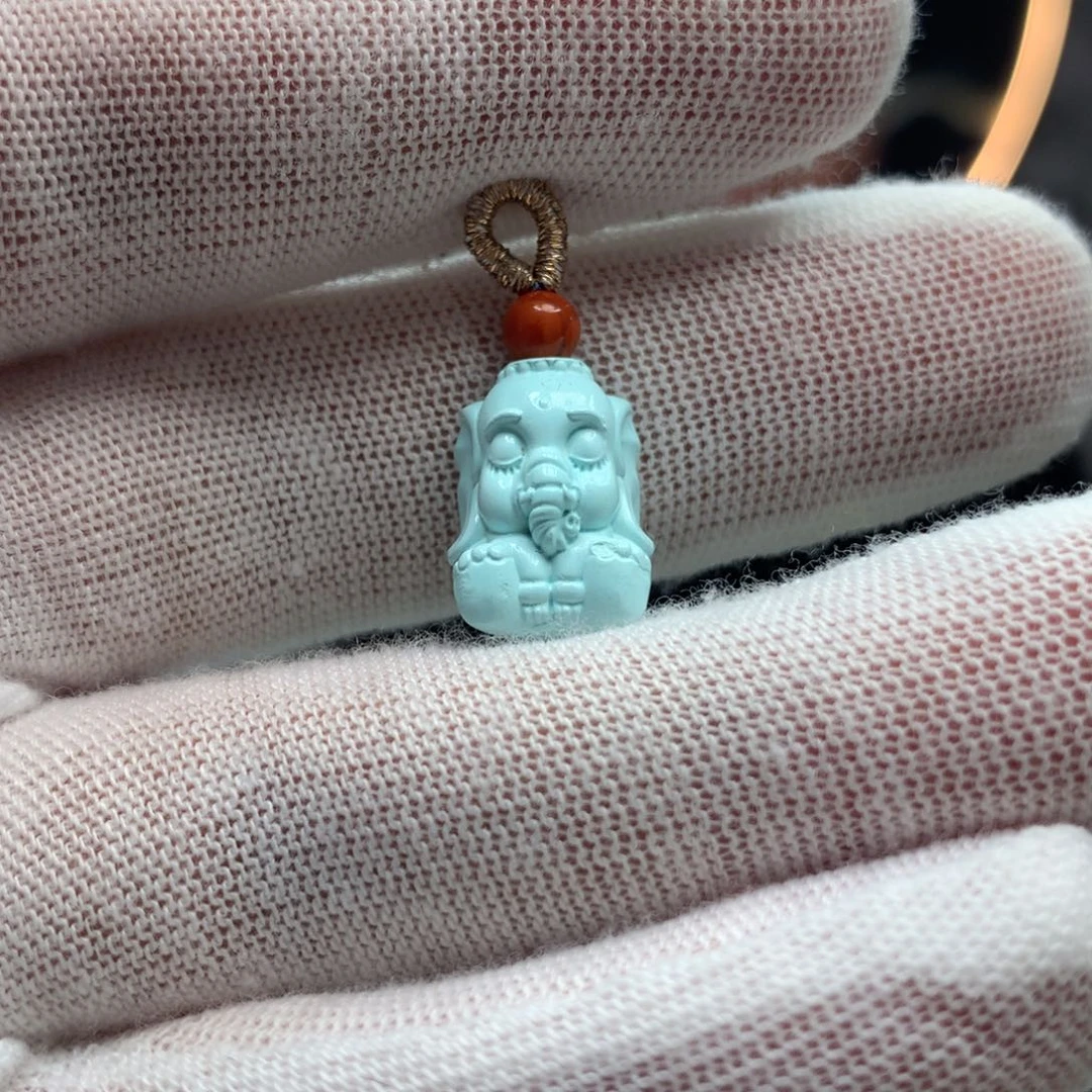 绿松石挂件未镶嵌