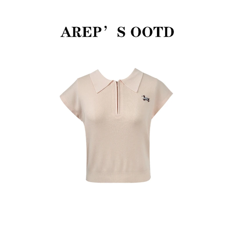 【蜜桃狗】AREP 2025新款  针织上衣 MYAZSMC05262