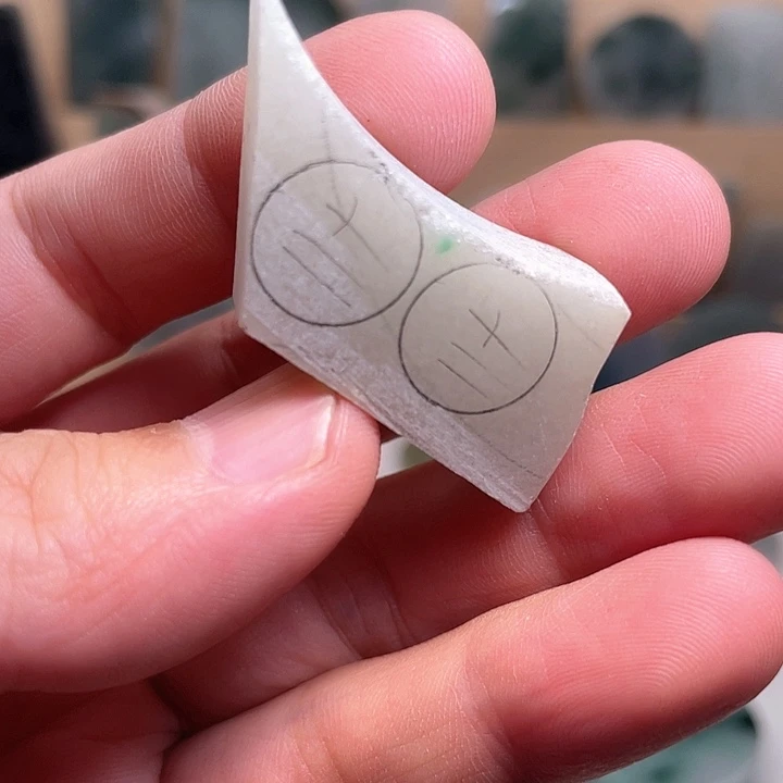 翡翠裸石翡翠玉料