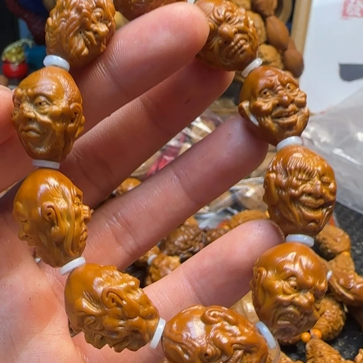 橄榄核手串/手链双面罗汉