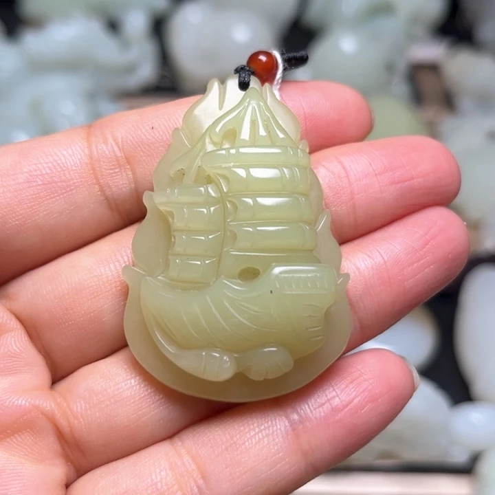 吊坠(不含链)未镶嵌和田玉