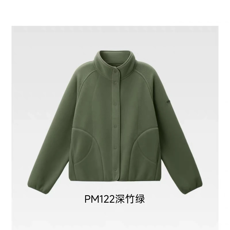 秋女士万粒绒外套PM122女韩版摇粒绒双面休闲秋冬保暖户外防风衣