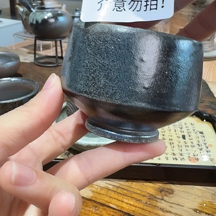 坭兴陶柴烧全手工原矿泥料杯