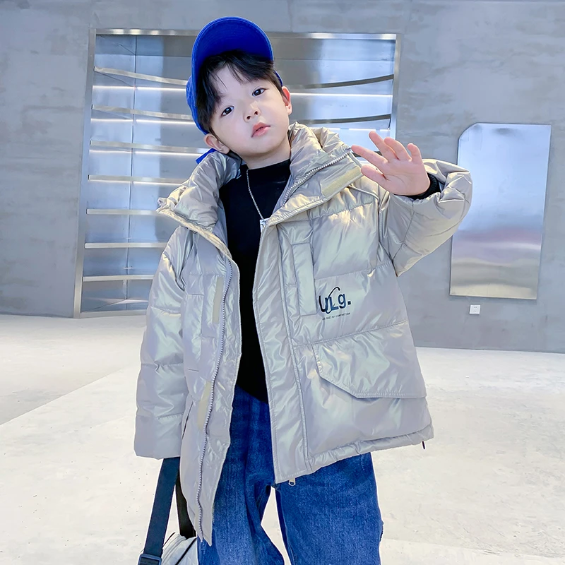 男童羽绒服冬季2025新款儿童加厚中长款中大童韩版童装洋气外套潮