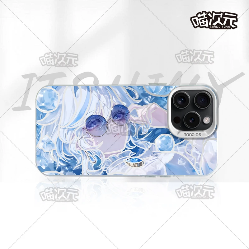 墨镜芙宁娜二次元新款彩银手机壳防指纹爆款动漫适用苹果华为小米