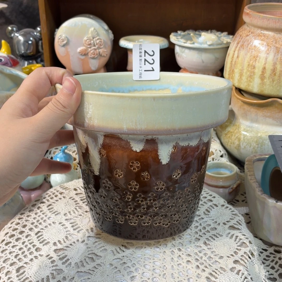 景德镇陶瓷花盆花盆