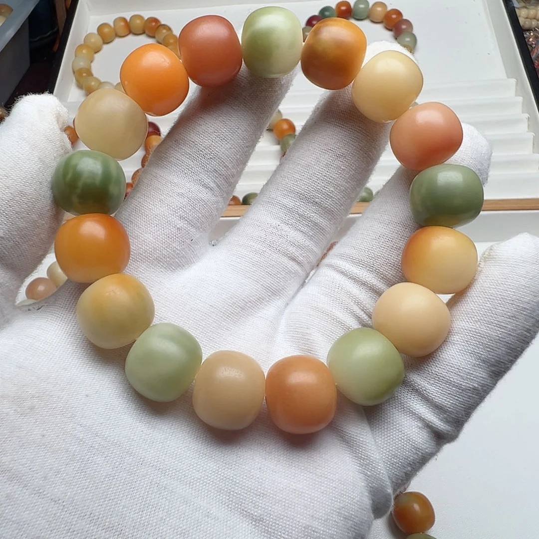 菩提根/象牙果手串是*子卡15 手工干磨全品S20