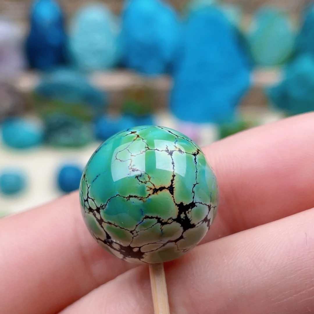 绿松石未镶嵌绿松石17mm