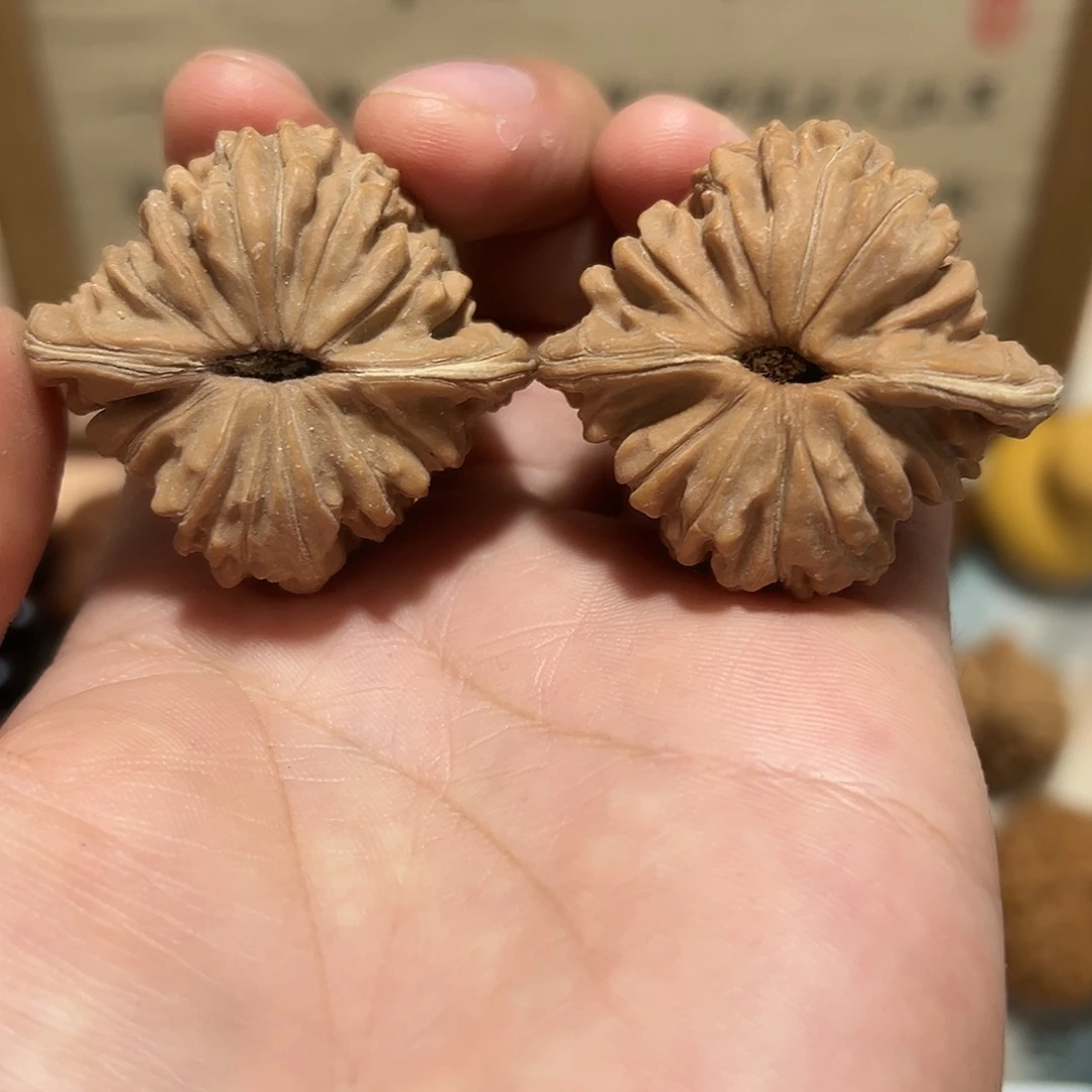 红***笑文玩核桃43尺四座楼