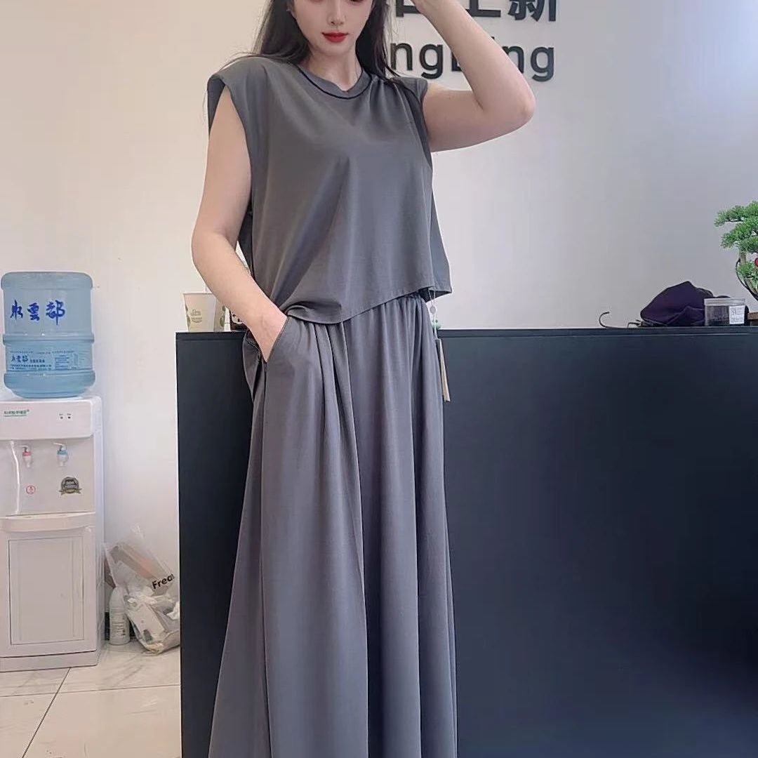 FE买手店设计师款慵懒风面料舒服女套装(FE109)