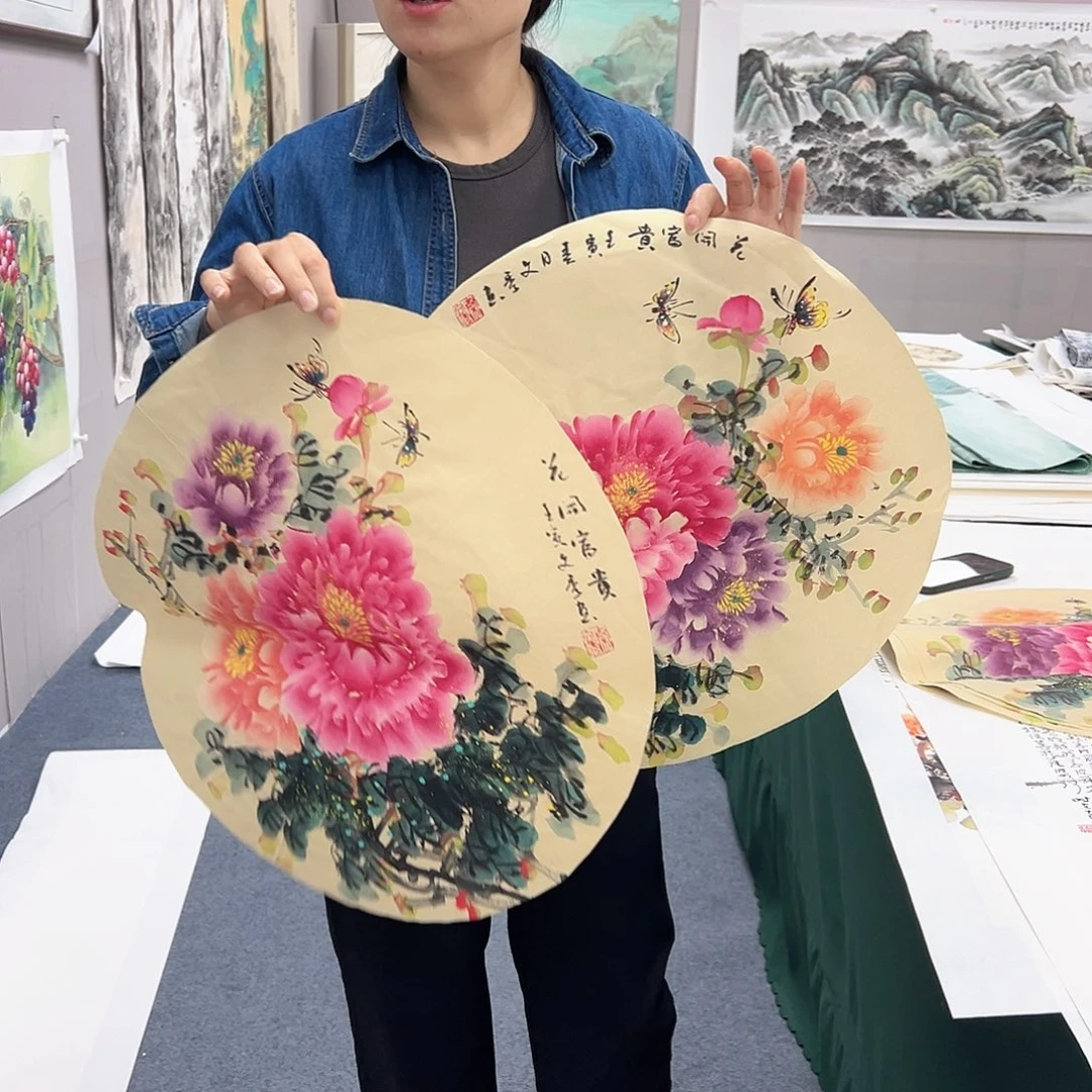 国画宣纸国画纯手绘作品，随机发货