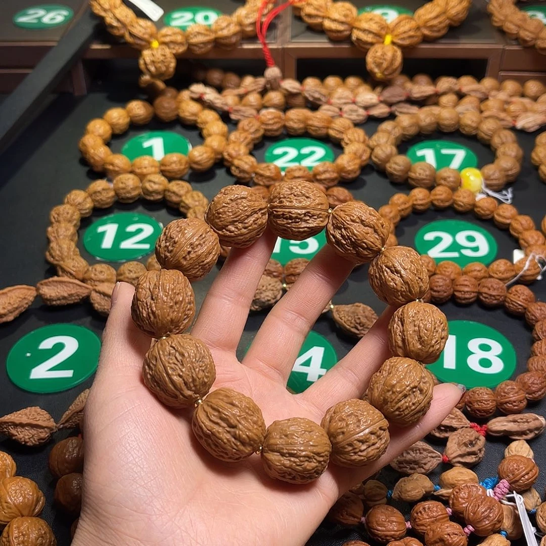 文玩核桃手串23尺寸蚂蚁纹