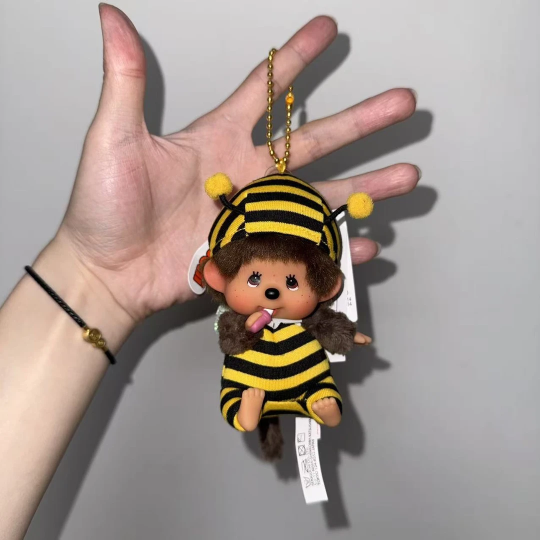 【日本限定】Monchhichi 小蜜蜂蒙奇奇 潮玩挂件
