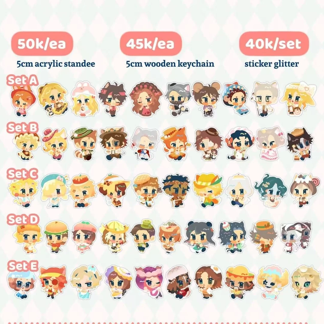【豆丁专属】第五人格 越南(VN)同人贴纸 盲盒代拆