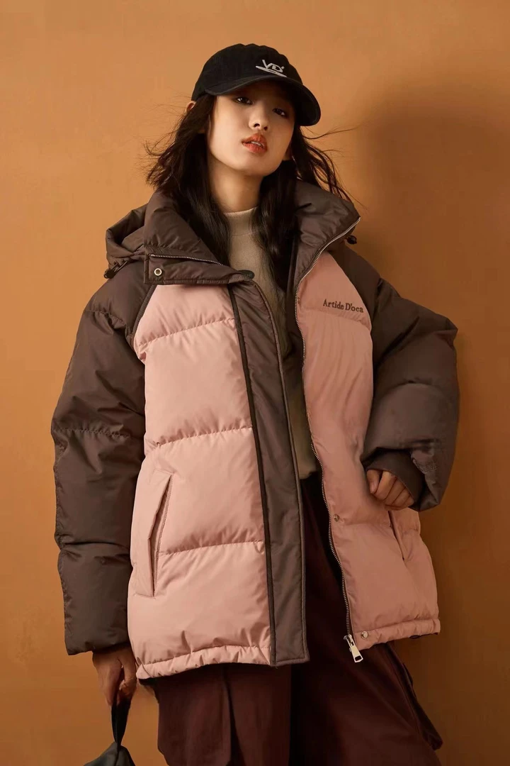 女童羽绒服中长款冬季2024新款大童初中生洋气青少年高中女孩外套