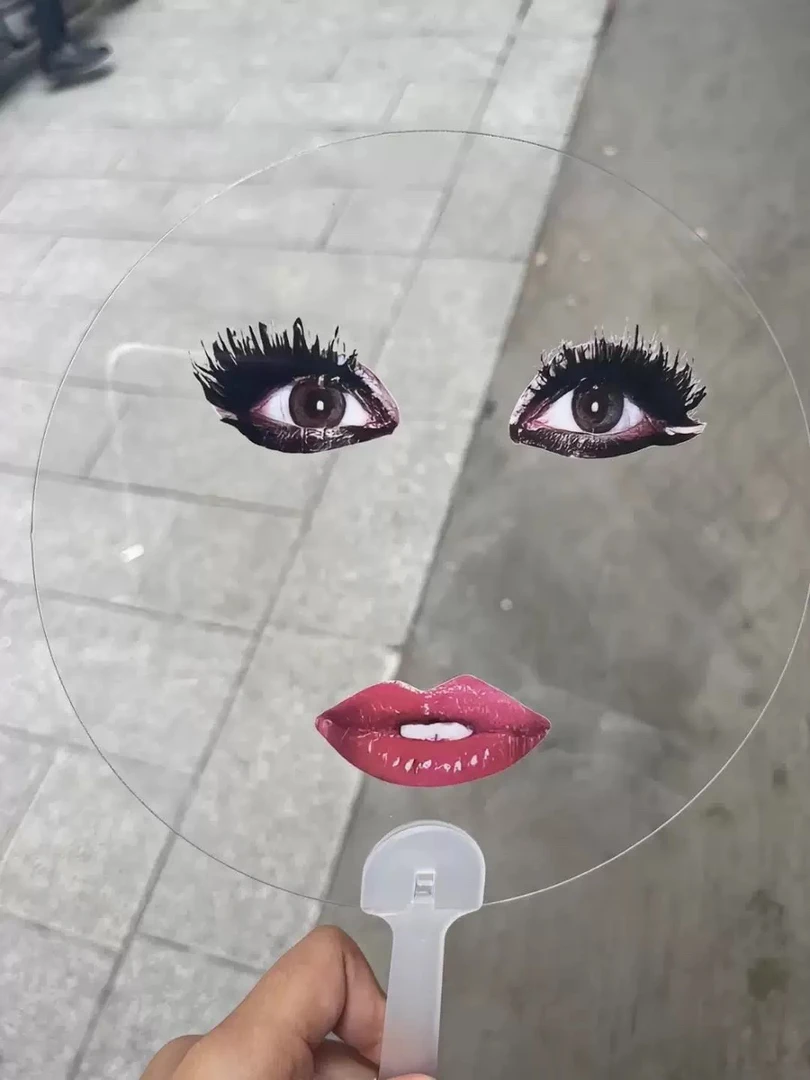 NM-PVC 透明抽象搞怪创意牌