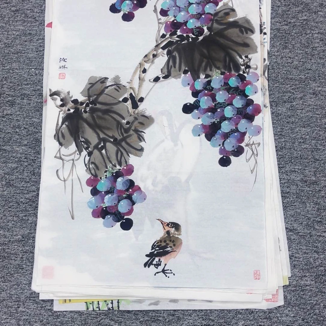 国画旺*们绘画沈老师作品100.50