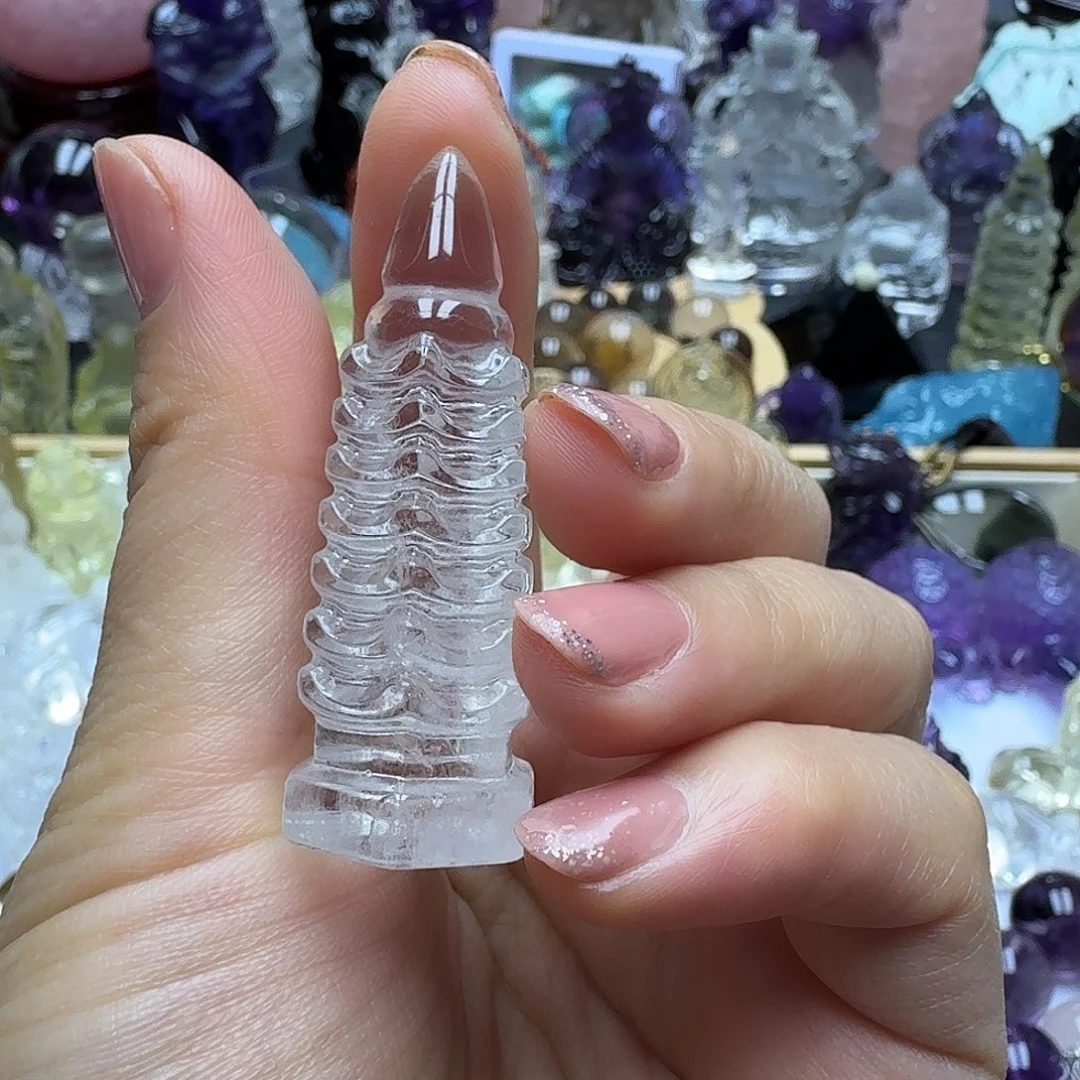 水晶未镶嵌珠宝半成品