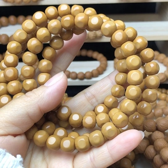 猴头核桃手串六方微瑕