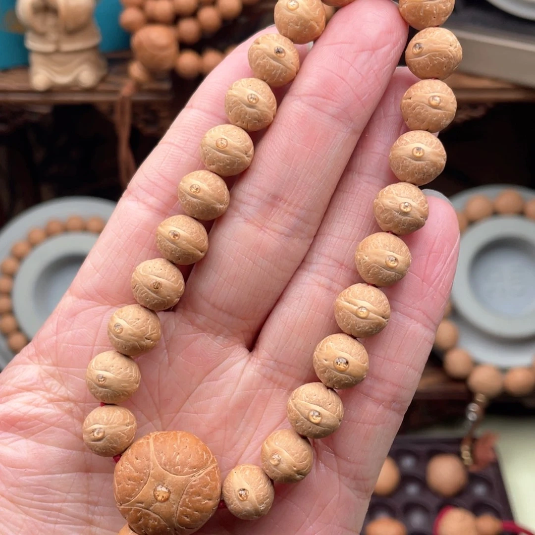 吊坠凤眼菩提福利10实心手串